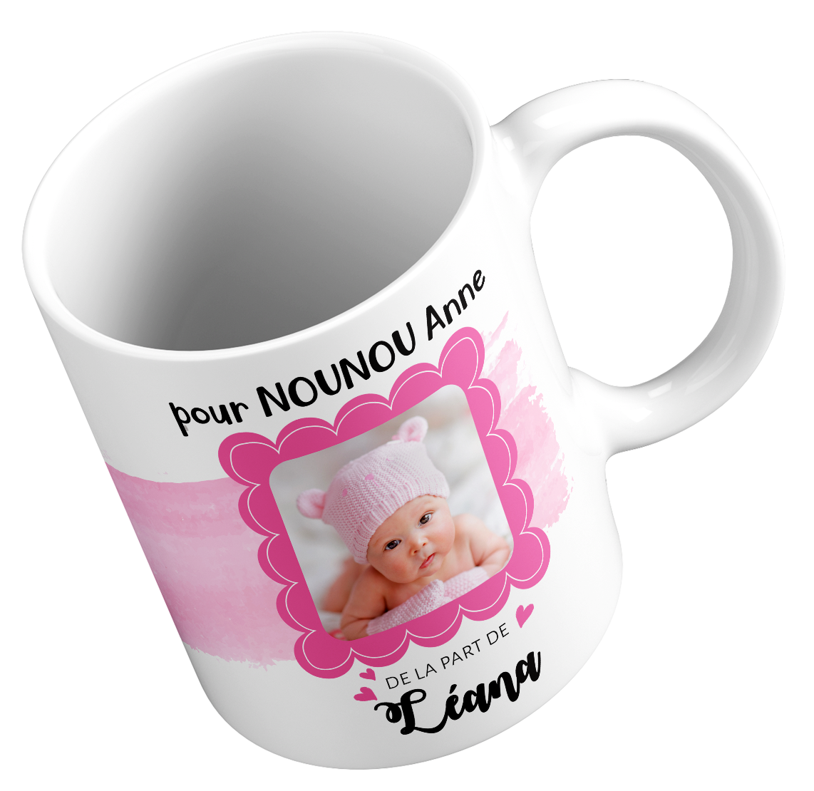 Mug personnalisable - Cadeau original nounou - Jeux'Gratte