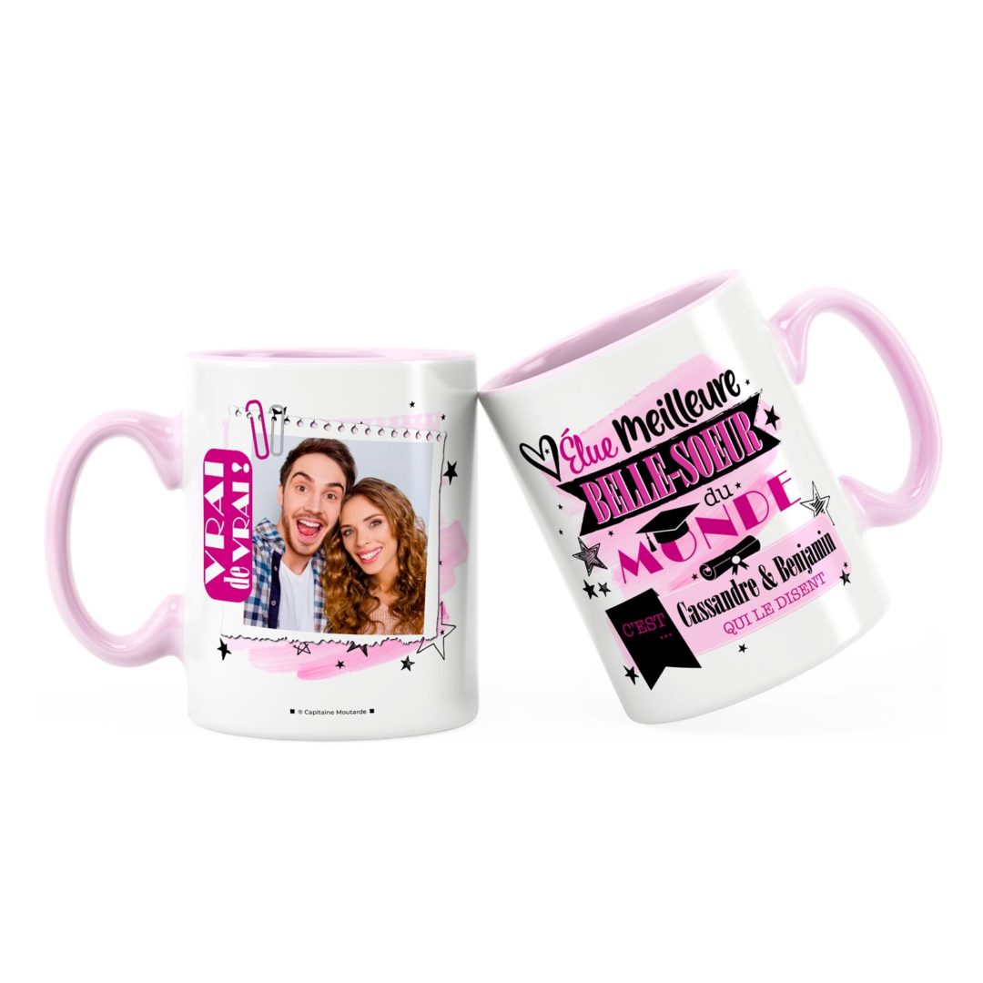 Cadeau belle-soeur | Idée cadeau mug belle-soeur avec prénom