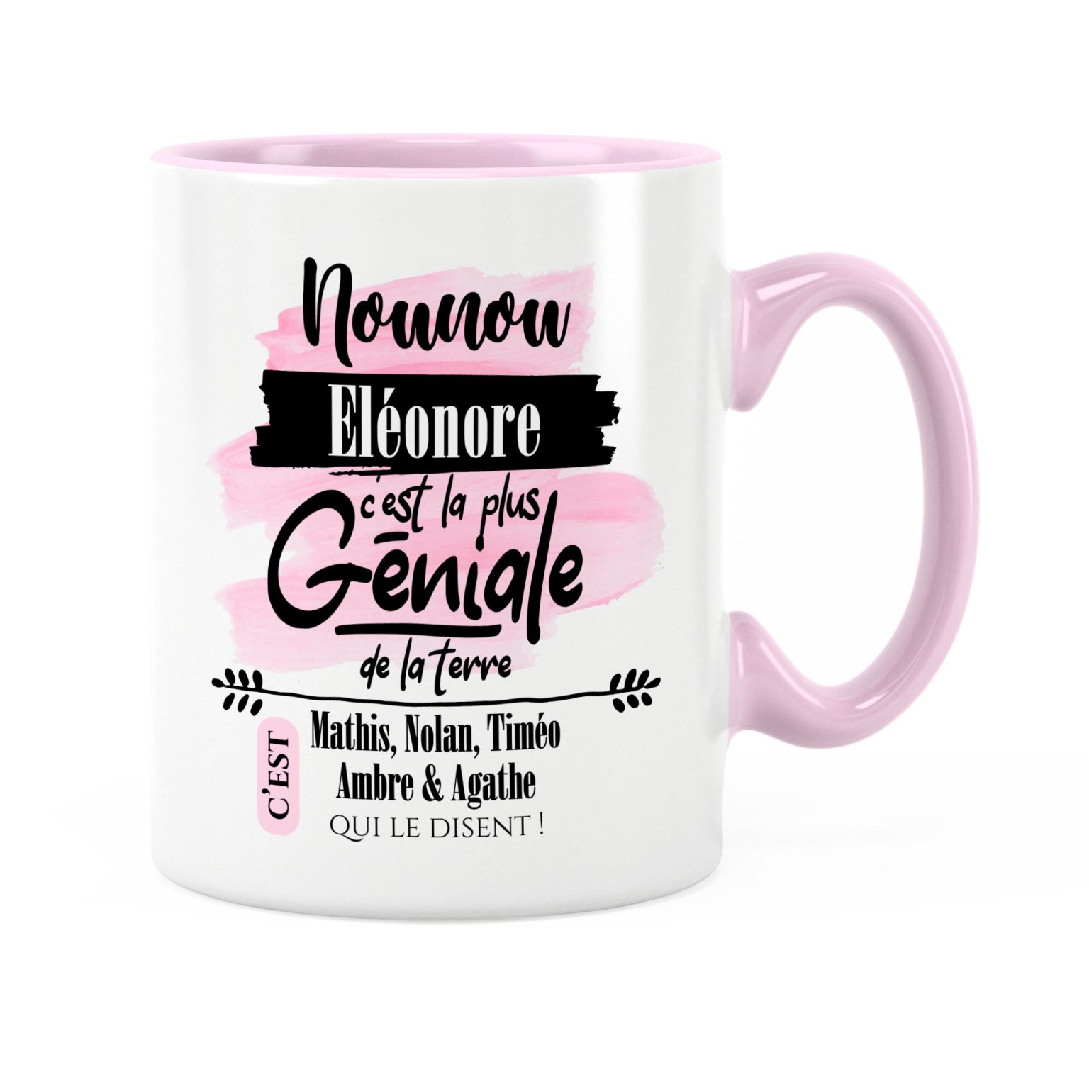 Cadeau nounou Idée cadeau de mug prénom nounou géniale