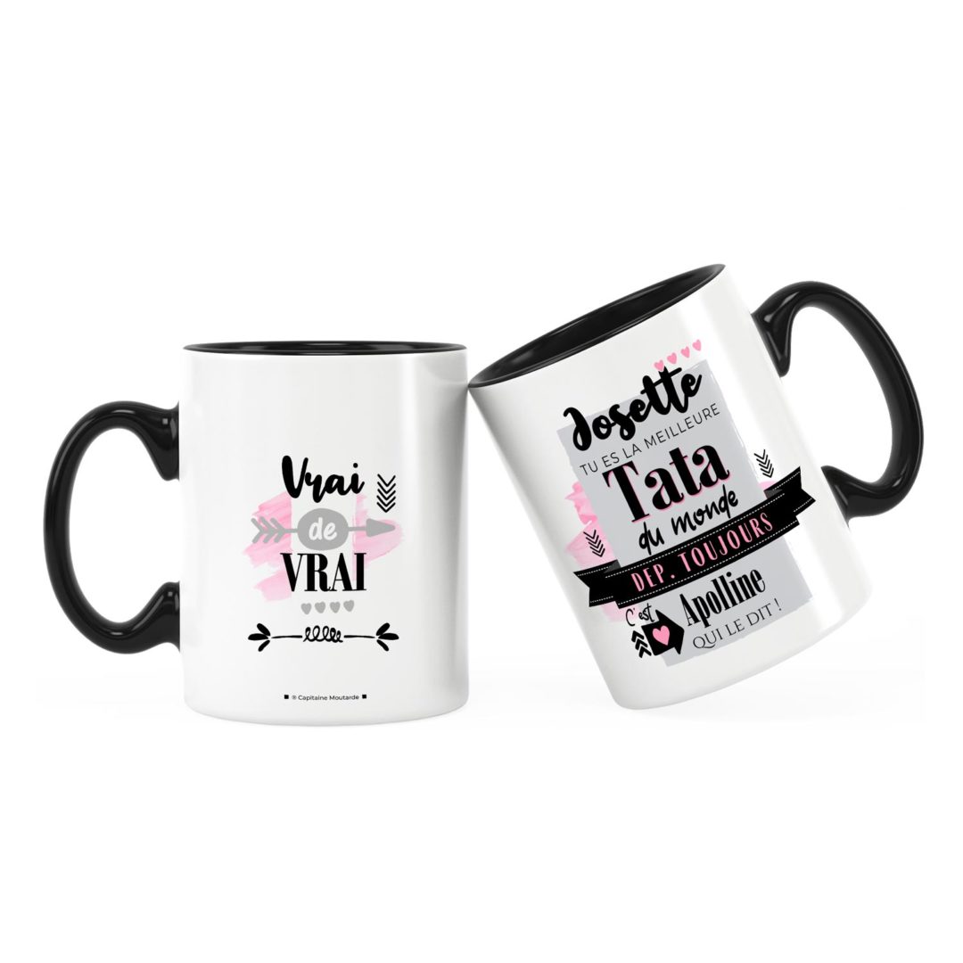 Cadeau tata | Idée cadeau mug avec prénom meilleure tata